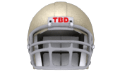 Gold Football Helmet