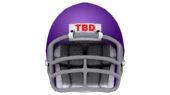 Purple football Helmet